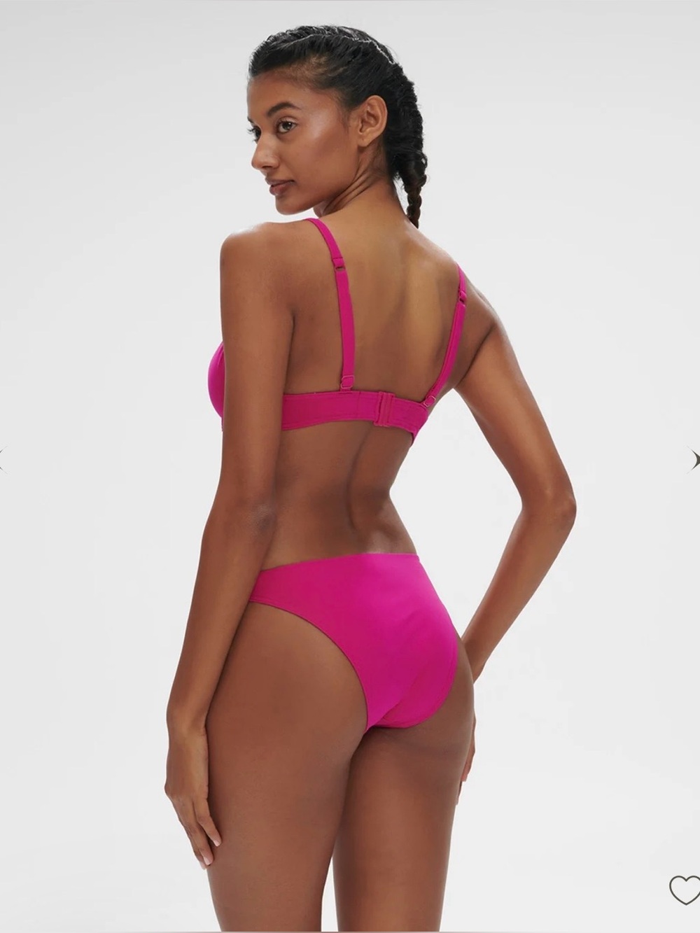 Simone Pérèle Alati Scoop Demi Bikini Top Set in Scarlet Red - Picture 4 of 16